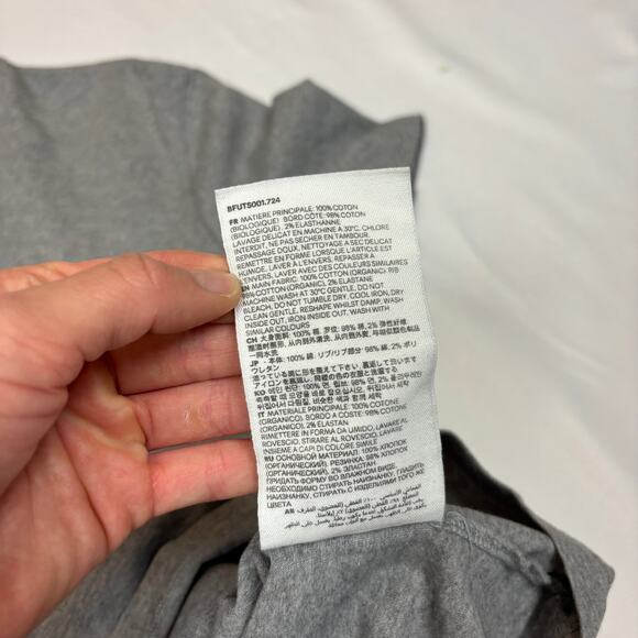 AMI Alexandre Mattiussi De Coeur Patch Logo Tee Shirt Women's XL - Picture 8 of 11